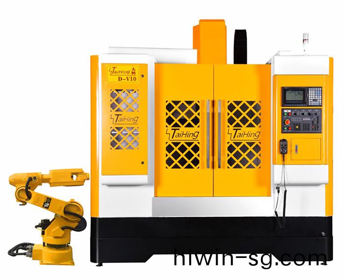 線軌機(ji)D-V10（三蔆係統(tong)）—CNC1060三軸線(xian)軌機(高速高精密零件立式加工中心機）